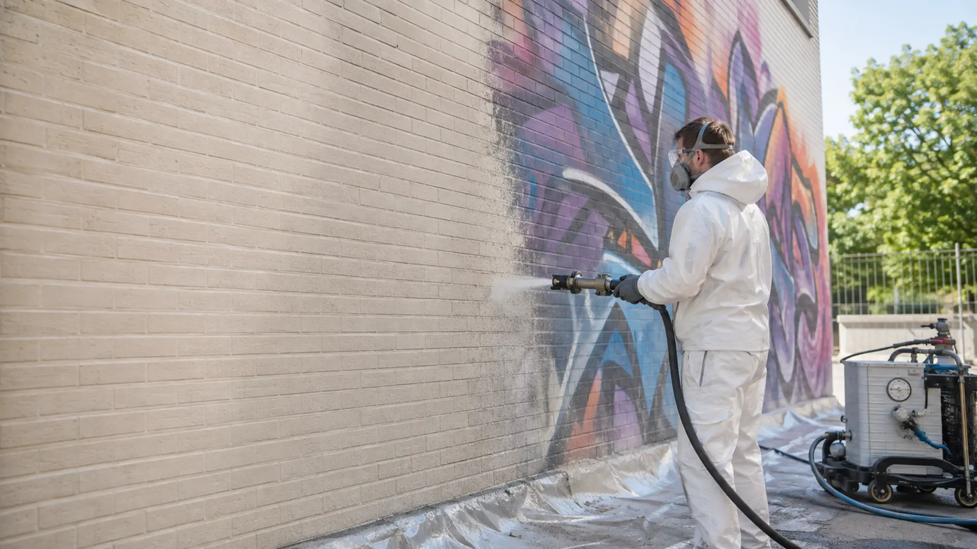 Graffiti-Entfernung vom Malermeister in Lübbecke